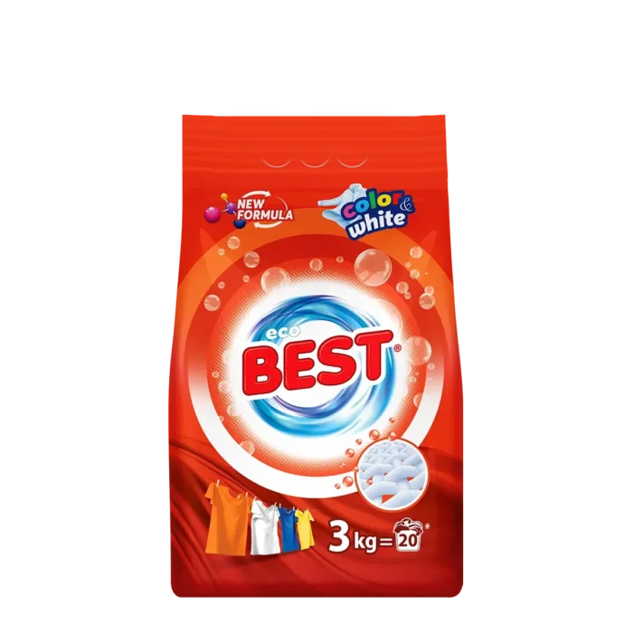 ⁦إيكوبست ملون وأبيض 3 كغم⁩ - الصورة ⁦1⁩