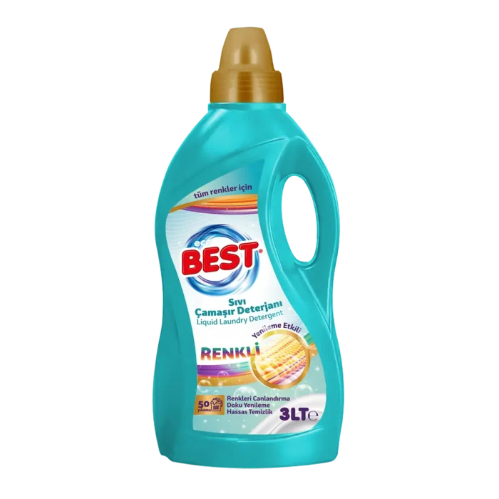 ECOBEST Sıvı Çamaşır Deterjanı 3L Renkli