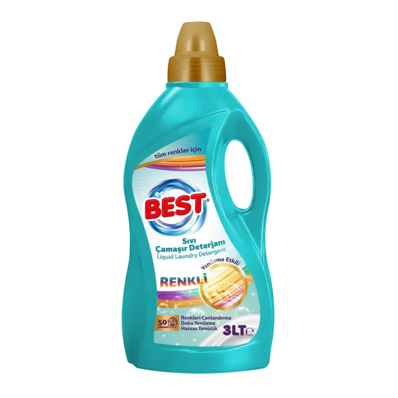ECOBEST Sıvı Çamaşır Deterjanı 3L Renkli