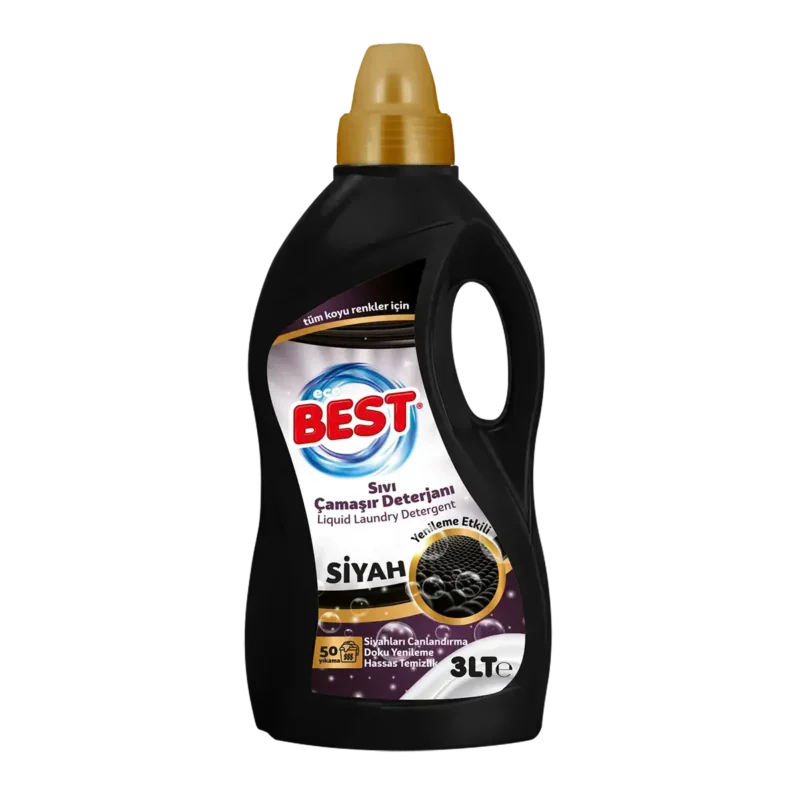 ECOBEST Sıvı Çamaşır Deterjanı 3L Siyah